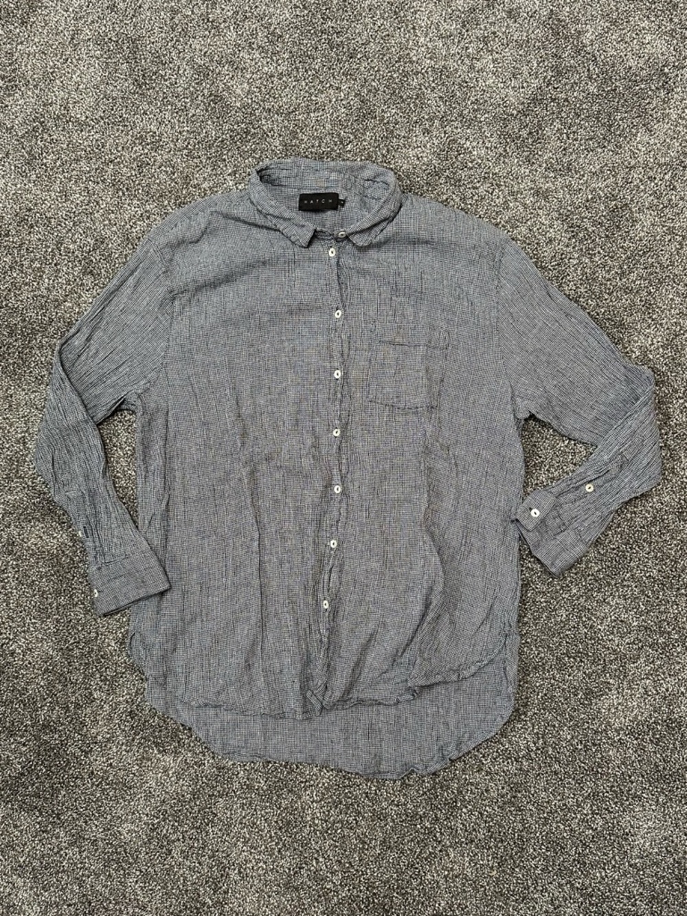 Hatch 100% Cotton Button Down Maternity Shirt